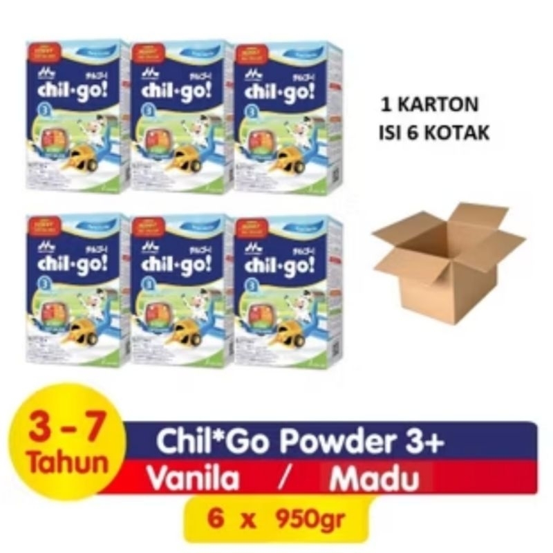 

chil go 3+ vanila / madu 950 gram potong tutup untuk harga lebih hemat