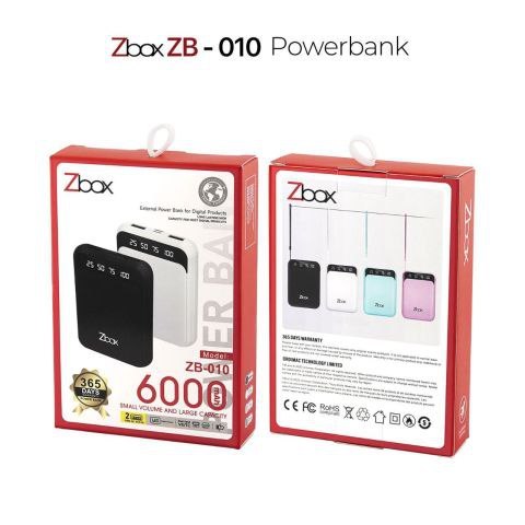 POWERBANK ZBOX ZB-010 6.000MAH | ORIGINAL