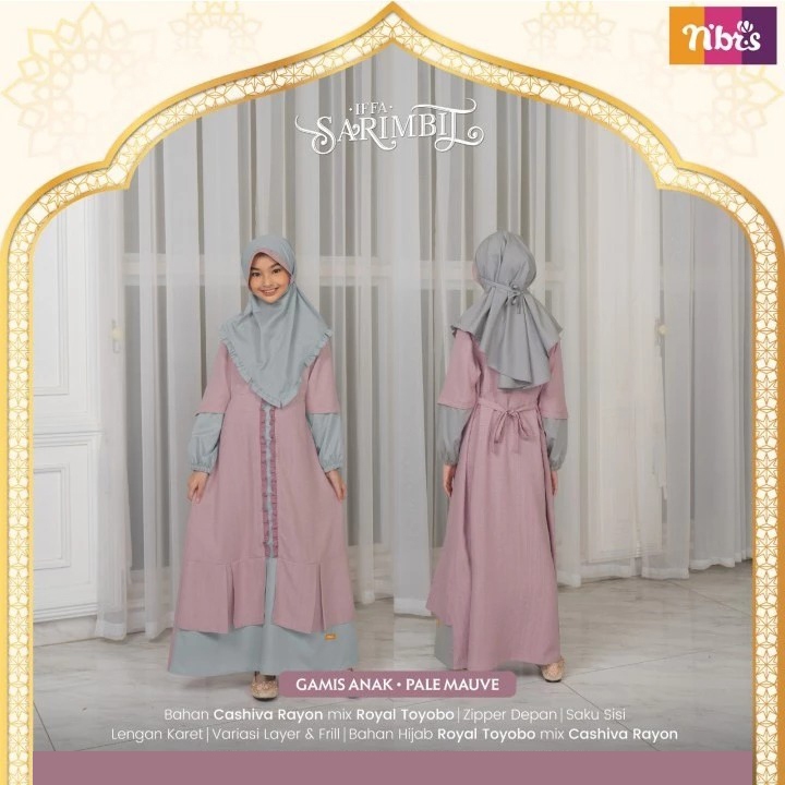 Nibras Sarimbit Gamis Anak Iffa Nibras Gamis Fashion Muslim Gamis Anak Perempuan