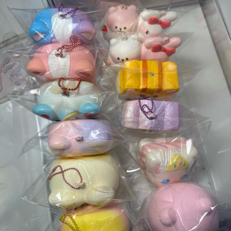 READY flashsale squishy restock squishy licensed ibloom roti MURAH rotian tag cafe de n markis marmo