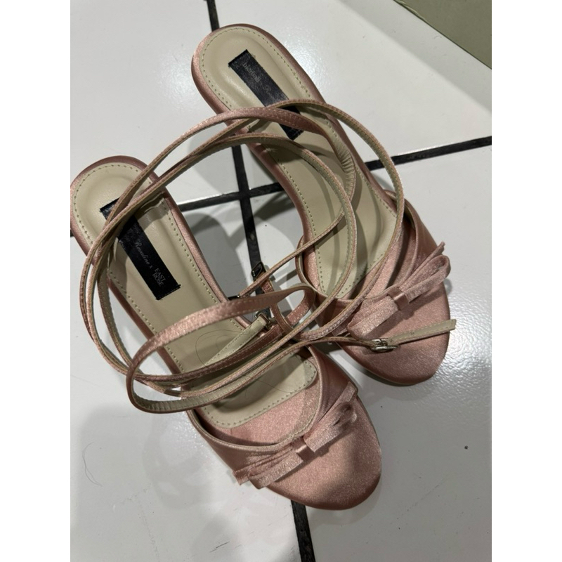 [PreLoved] - Rosé Two-Way Heels (7cm) - Bien Bali