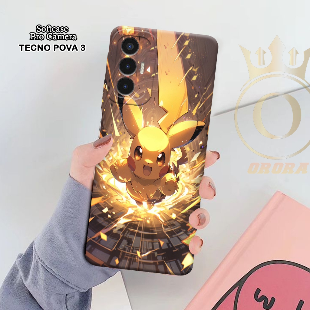 Softcase Tecno Pova 3 - ORORA  - Casing Tecno Pova 3 - Motif case CARTOON - Tecno - Softcase Tecno P