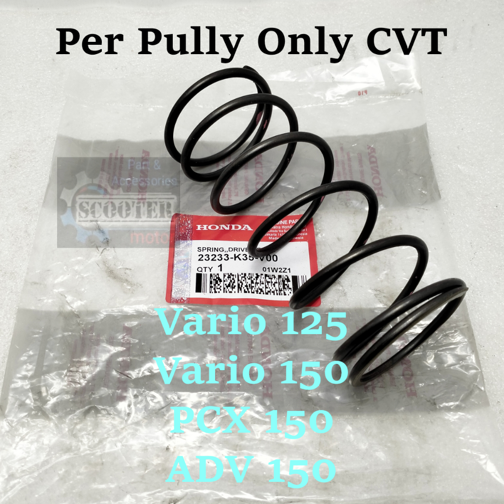 Per Pully Only CVT K35 HONDA VARIO 125 VARIO 150 PCX 150 ADV 150 PULI PULY PER CVT PRESISI DAN AWET