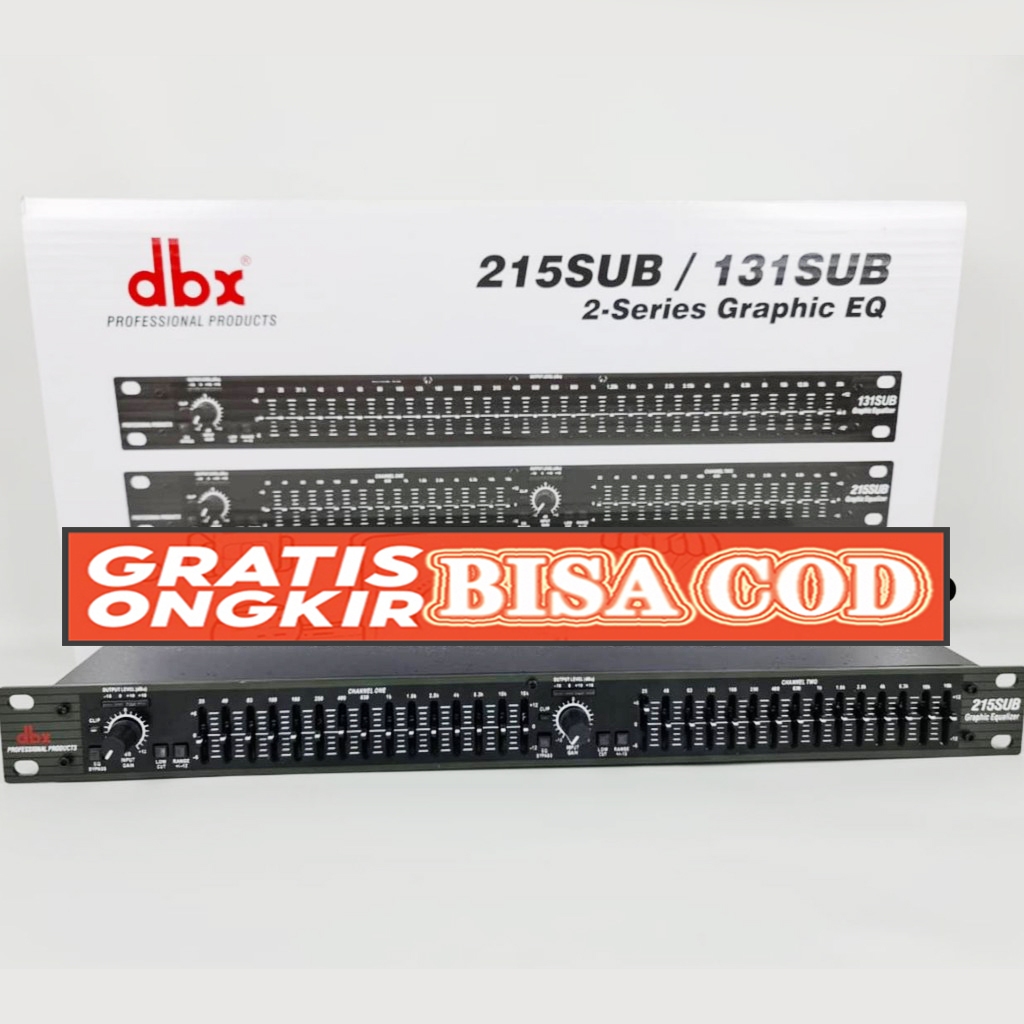 Equalizer dbx 215sub  dbx215 sub- dbx215 sub subwoofer