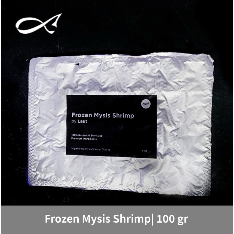 Udang Rebon Beku / Frozen Mysis Shrimp by Laut Makanan Pakan Ikan Hias Air Laut Tawar Fresh Marine F