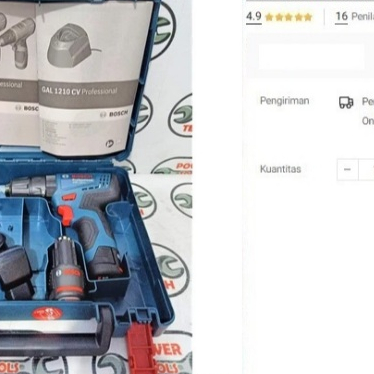 Bor Baterai GSB 120 Li BOSCH Impact 12V Bor Cordless GSB120Li 12 V
