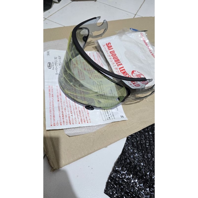 visor arai dualpane dual panel RR5 Astro IQ Quantum J kaca helm arai SAI