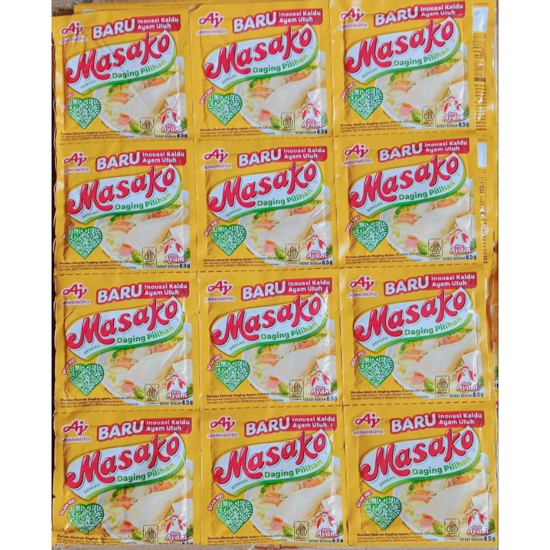 

Masako ayam 1 rcg isi 12 sachet