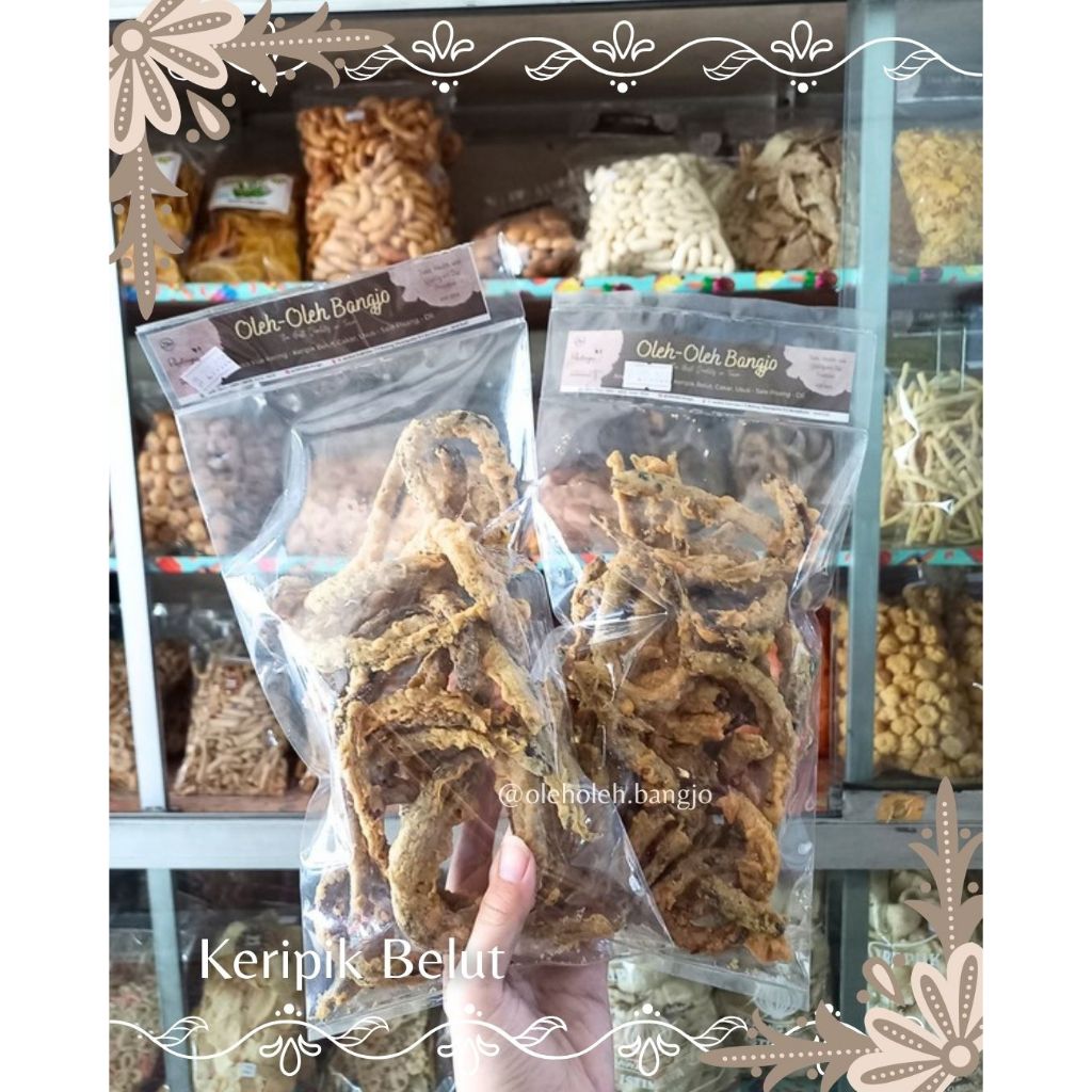 

Kripik Belut Premium / Kripik Belut Raja/ Oleh-Oleh Khas Solo