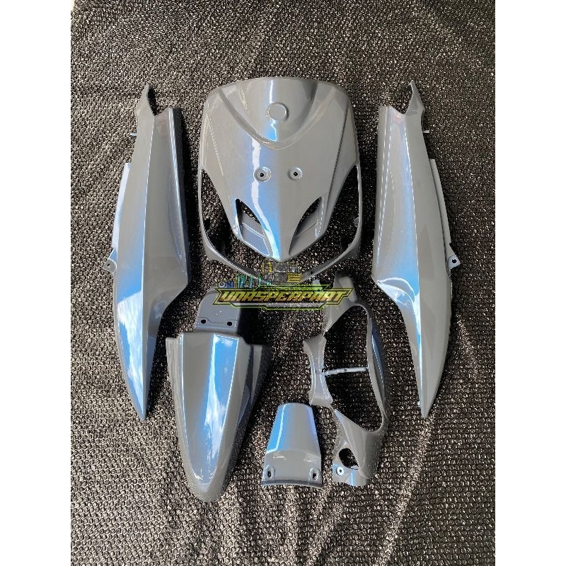 cover full body halus yamaha mio smile warna nardo lembayung biru (cat castom)