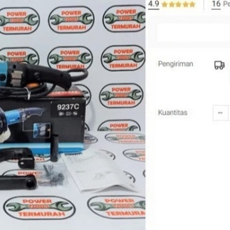 

Mesin Poles MAKITA 7" 9237 C Polisher Mobil 9237C