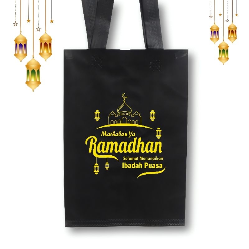 

Tas Goodie Bag Ramadhan 30x40 Tas Spunbond Ramadhan Harga Per Lusin isi 12pcs