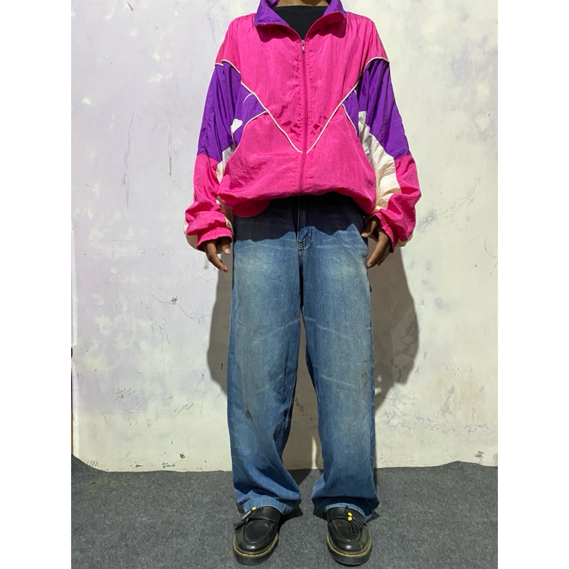 windbreaker bocco colorblock vintage