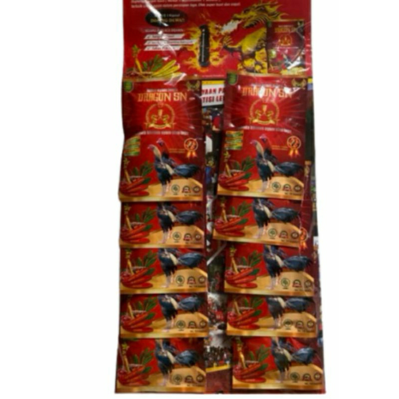 Dragon SN Formula Siapan Ayam Adu Plus Doping Dewa setengah renceng
