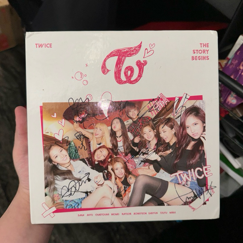 twice signed album the story begins