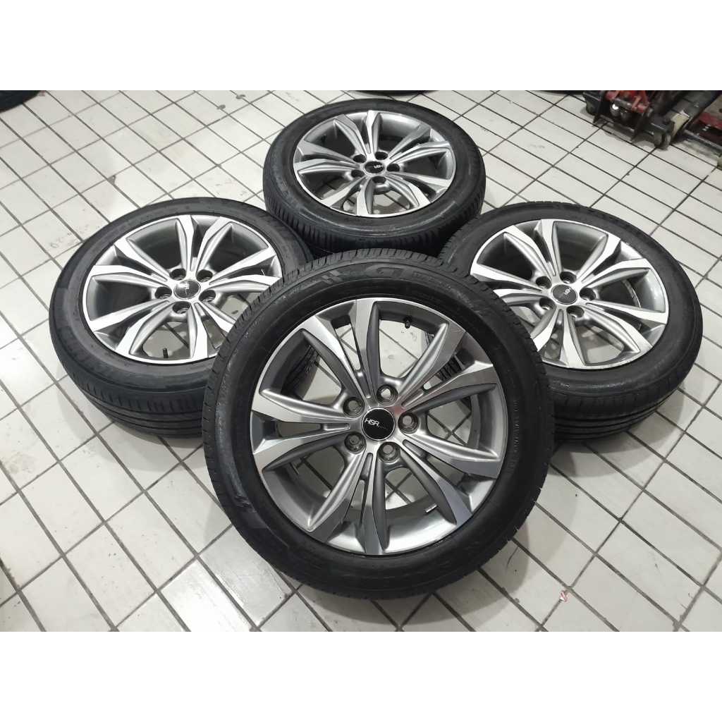 Velg Mobil Second KAWANUA HSR 17 Pcd 5x114,3  + Ban Voxy Nav1 Camry Innova