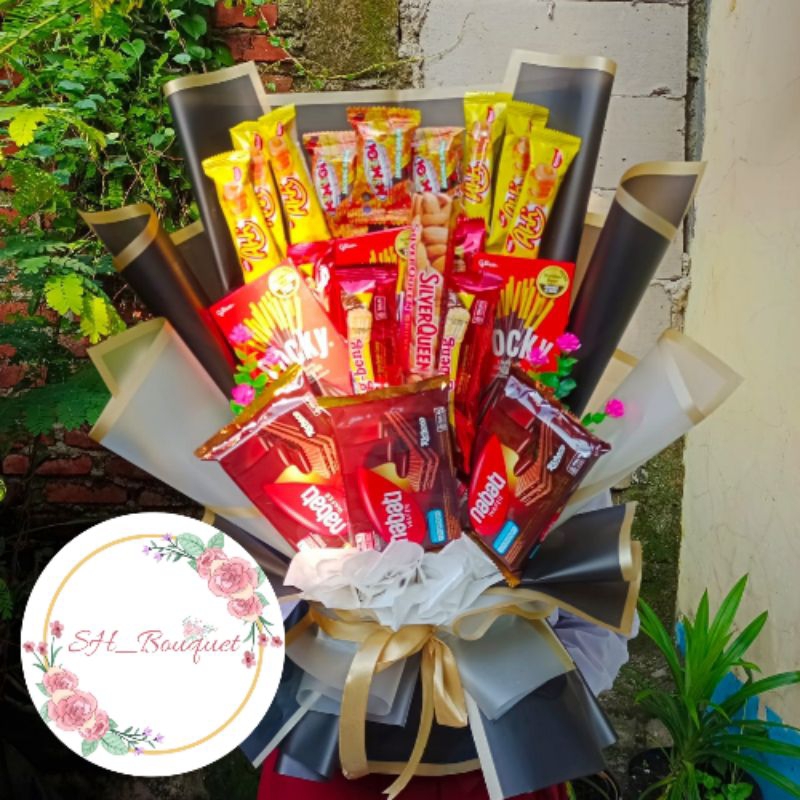 

Buket Snack Murah (L) FREE KARTU UCAPAN Untuk Hadiah Ultah, Wisuda, Hari Ibu Hari Guru