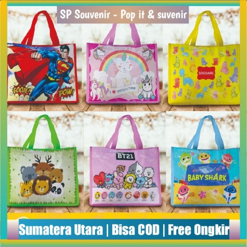 

Tas Ulang Tahun Anak (Motif RANDOM) | Goodie Bag Hampers Souvenir T20 P25
