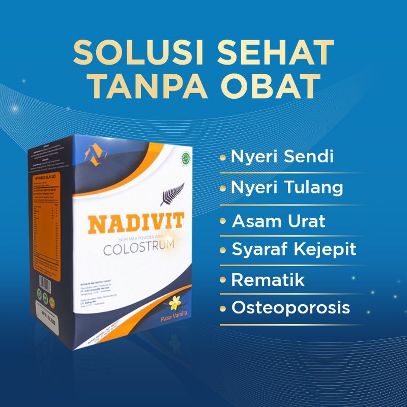 

NADIVIT COLOSTRUM ORIGINAL minuman susu atasi nyeri sendi tulang otot syaraf kejepit asli ampuh