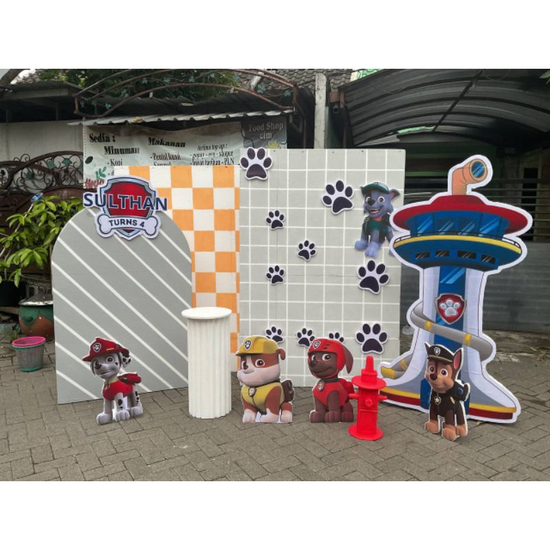 BACKDROP ULANG TAHUN PAKET STYROFOAM / PERLENGKAPAN ULANG TAHUN DAN PESTA