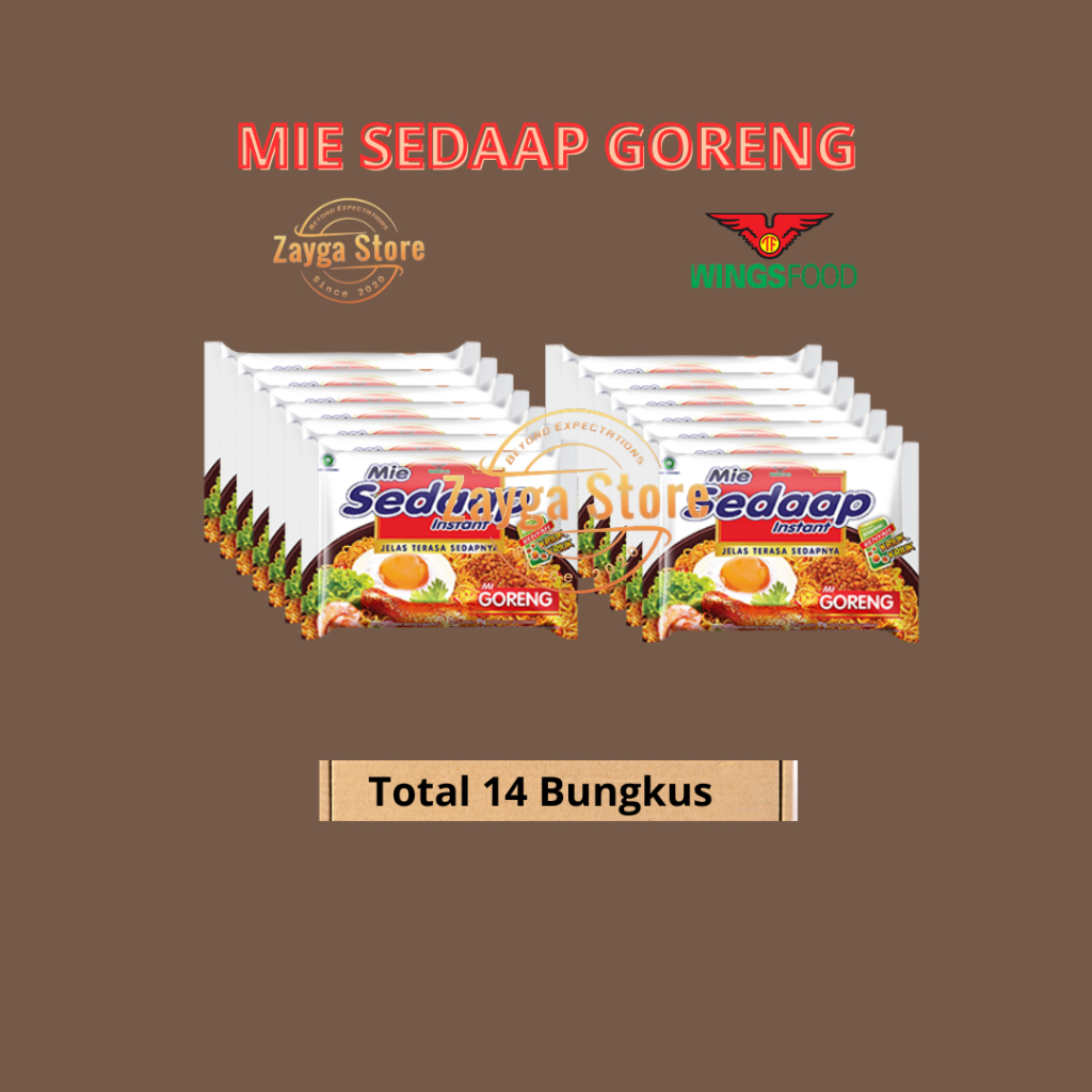 

MIE SEDAP GORENG 14 BUNGKUS