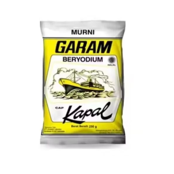 

Garam Konsumsi Beryodium Cap Kapal 250g