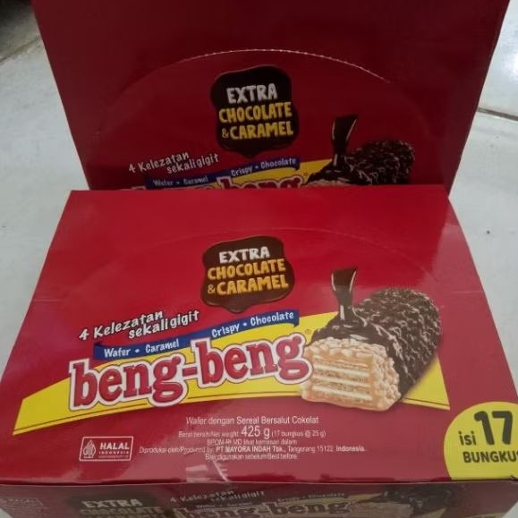 

Beng-Beng Extra Chocolate&Caramel 425g (17 Bungkus @ 25g)