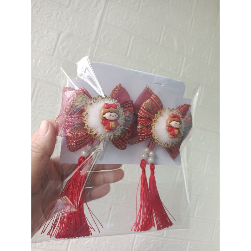 pita imlek 2025 /pita imlek anak anak /jepit rambut anak /imlek unik /pita anak/pita imlek resin luc