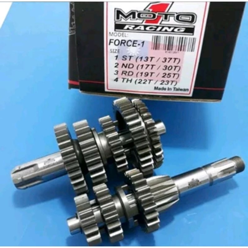 Original Ratio Moto 1 FIZR Force One F1 F1ZR 13-37 17-30 19-25 22-23 Gir Rasio Gear Box Moto1 Fullse