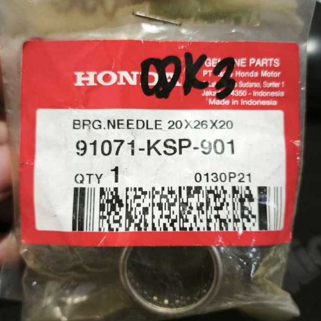 Bearing Needle 20X26X20 (Laher Dudukan Shock Belakang) – Mega Pro 2010, CB150 Verza, New CB150R Stre