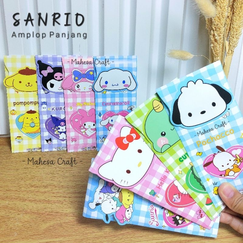 

Amplop Lebaran 2025 Natal Imlek Sanrio My Melody Kuromi Cinnamoroll | Amplop Panjang Unik Tebal | Uang Tidak Dilipat | 1 Pak isi 5pcs