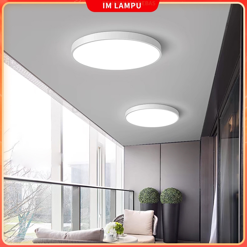 Lampu plafon bulat minimalis LED teras/balkon/tangga/lampu kamar mandi lampu plafon kamar tidur