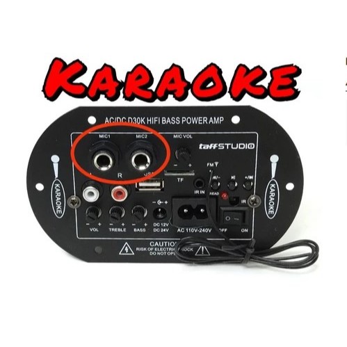 Modul amplifier karaoke bluetooth 35watt ac dc board amplifier usb radio memory aux in