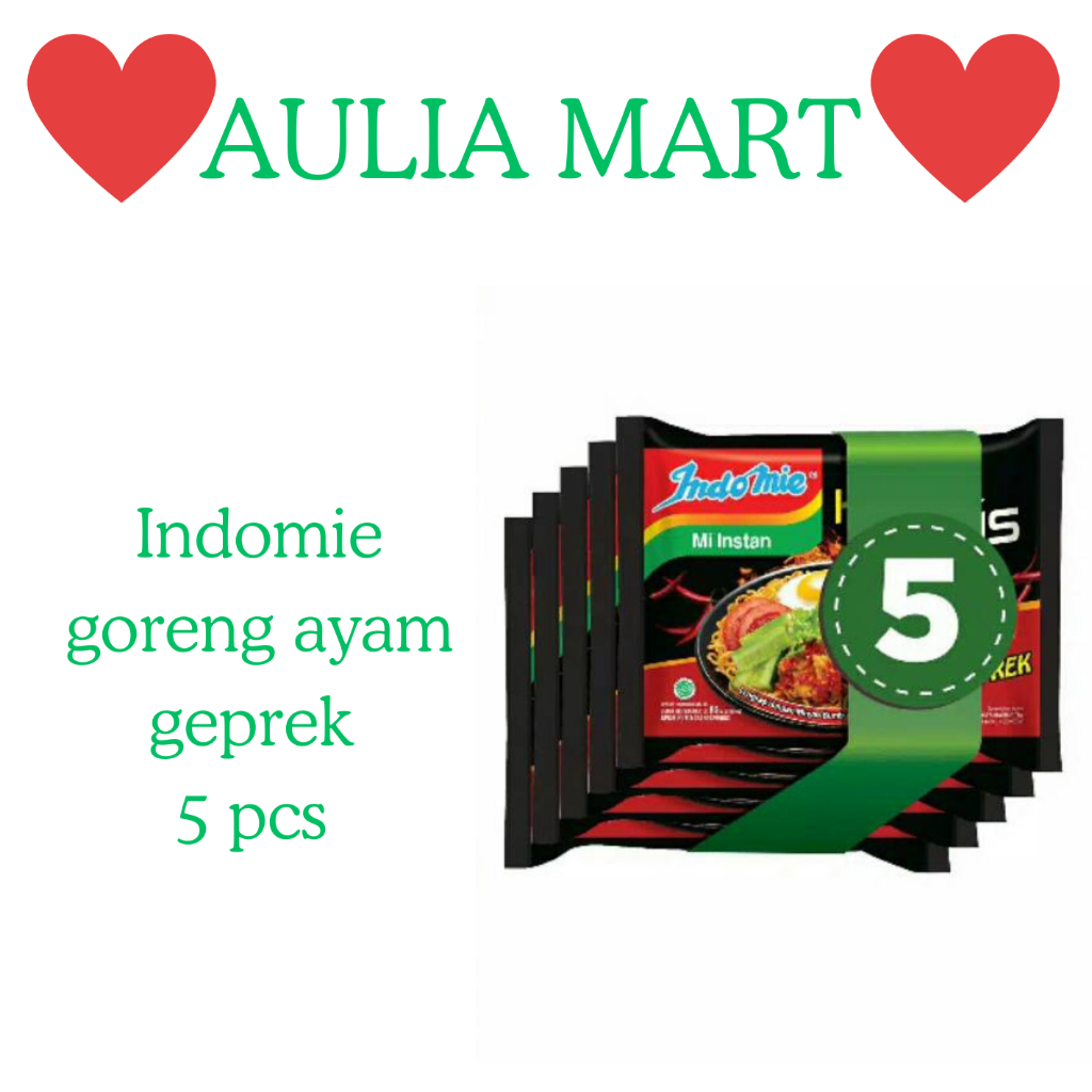 

INDOMIE AYAM GEPREK 5 PCS