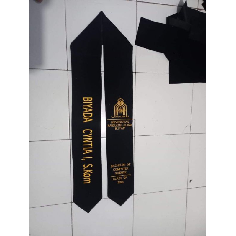 Slempang Wisuda leher Bludruu