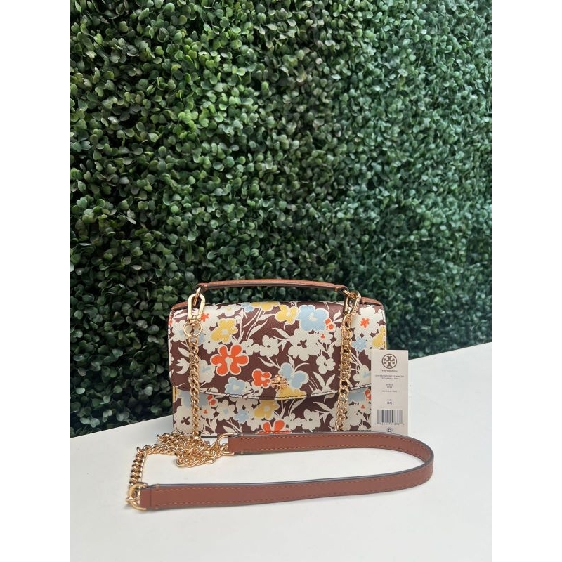 Preloved emerson printed mini zip top handle reverie