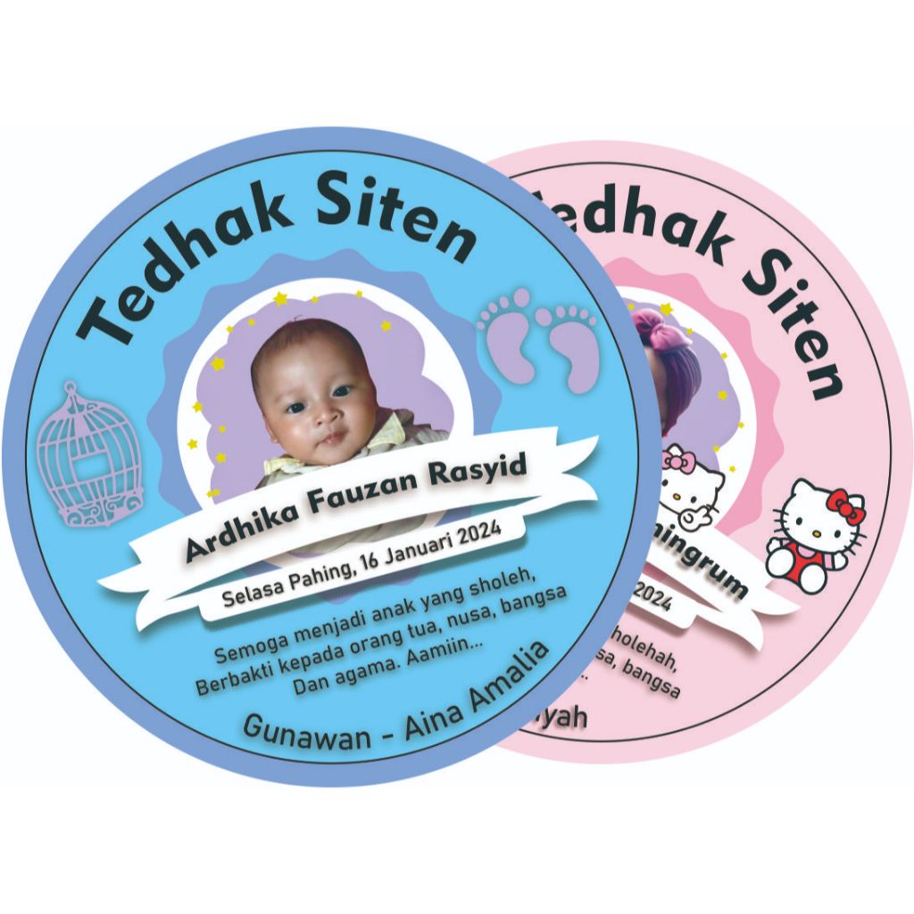 

Stiker Dundunan Stiker Tasyakuran Tedhak Siten