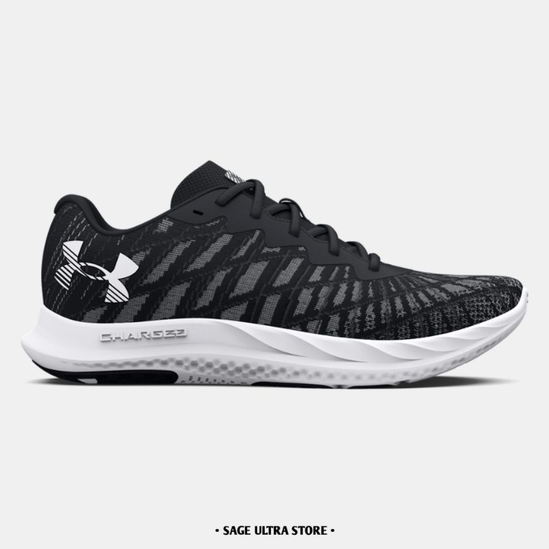Sepatu Lari Road Running Under Armour Charged Breeze 2 Men Pria Original