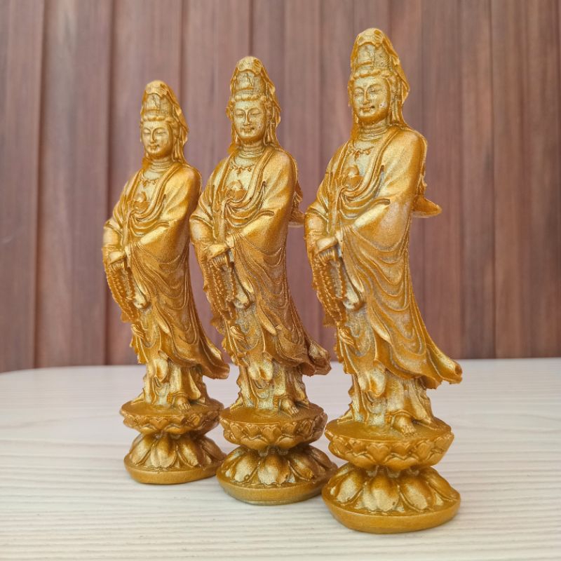 figure miniatur 11cm  statue dewi kwan im
