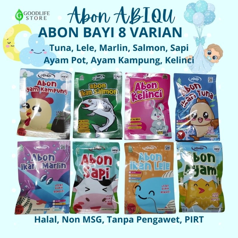 

Abon Bayi Anak Mpasi Non MSG BB Booster Salmon Tuna Marlin Lele Sapi Ayam Kelinci