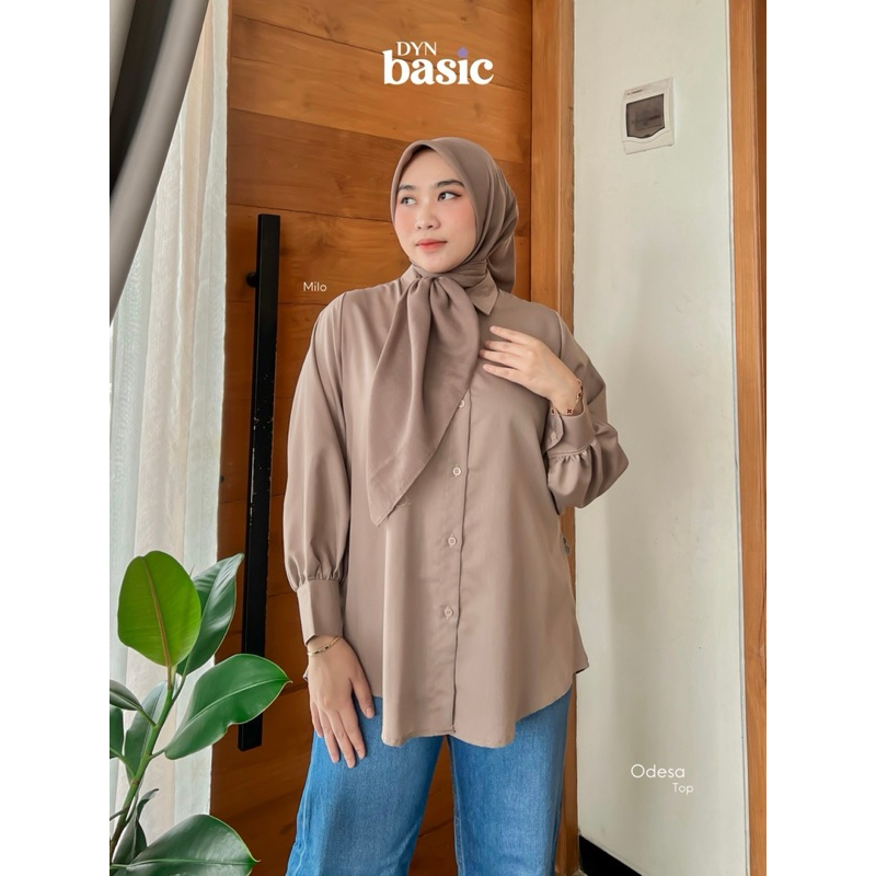 DYN Basic Odesa top/ kemeja wanita terbaru by DYN
