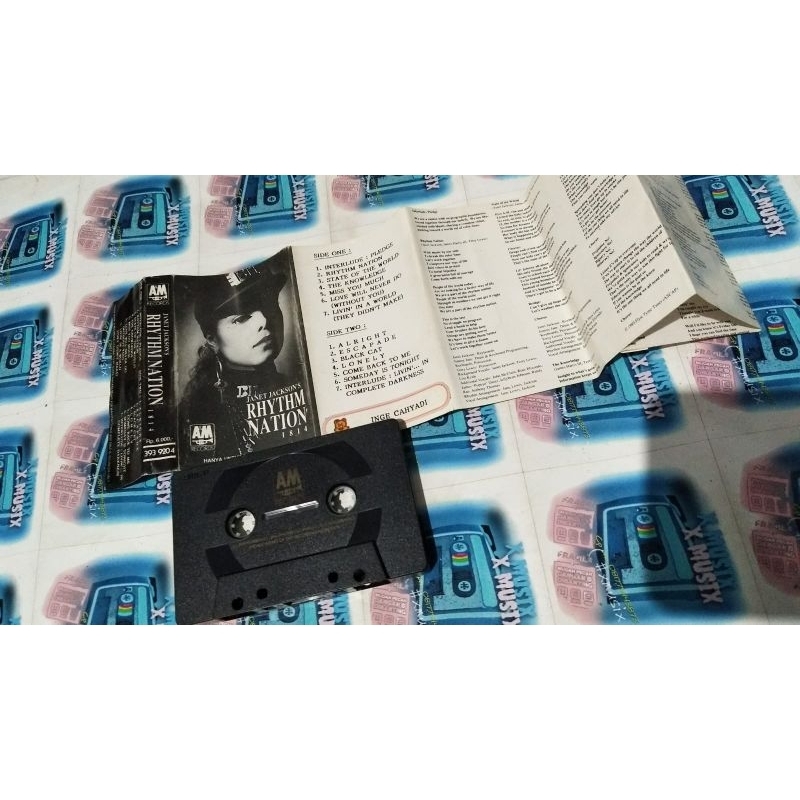 kaset pita janet jackson / rhythm nation
