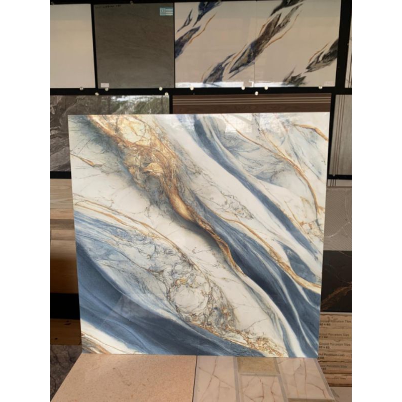 Granit lantai 60x60  Ara Atlantic blue