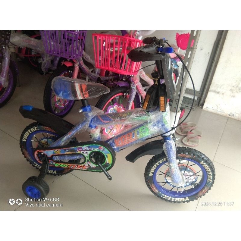 Sepeda Anak Sepeda BMX 12 inch VORTEC ( JARI-JARI MOTOR )