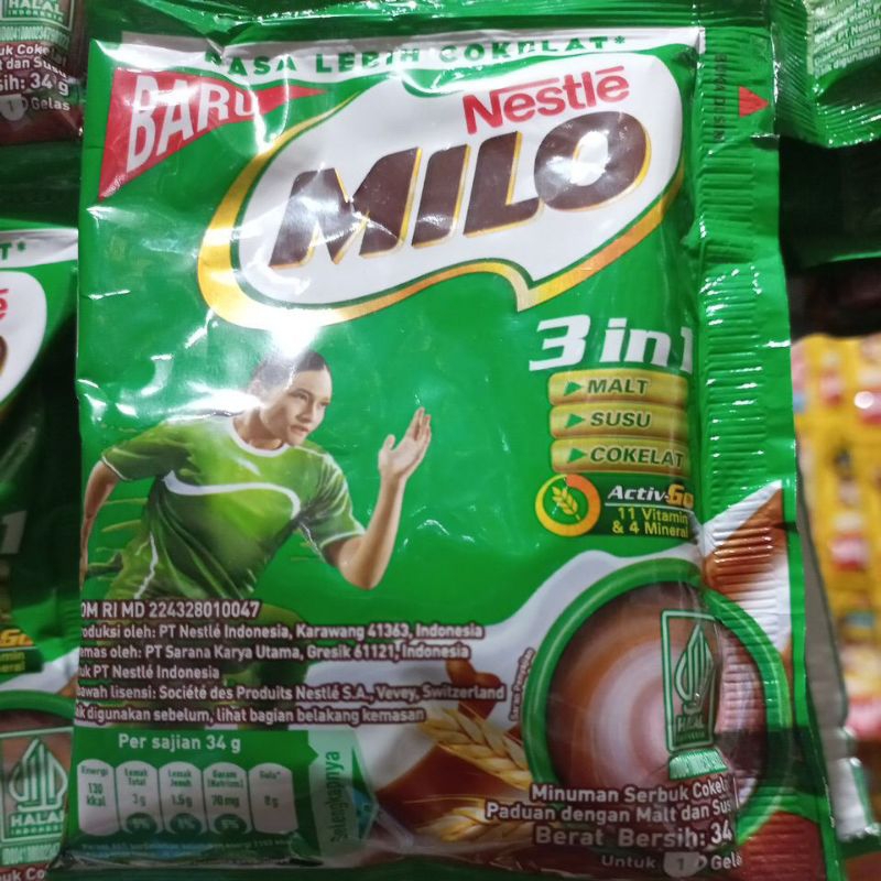 

MILO 3IN1 SACHET /RENCENG