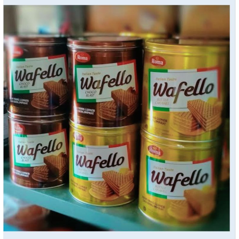 

Wafello Wafer Chocolate dan Karamel 228 Gr Cocok Sebagai Parcel Hari Raya