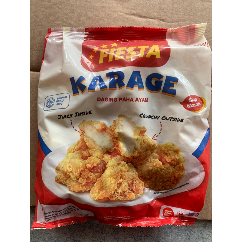 

Fiesta Nugget Ayam Karage Frozen Food 400g (Area Sumbar)