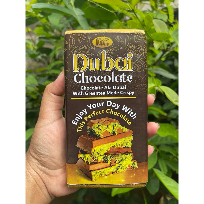 

Dubai Chocolate Ala With Greentea Mede Crispy