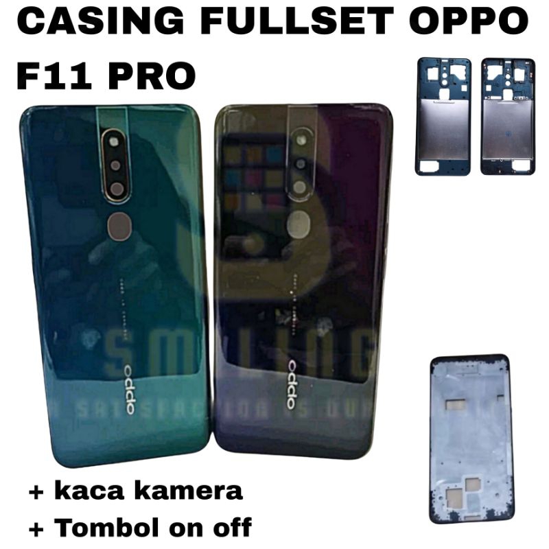 HOUSING CASING OPPO F11 PRO BACKDOOR + TUTUPAN MESIN + FRAME OPPO F11 PRO FULLSET NEW