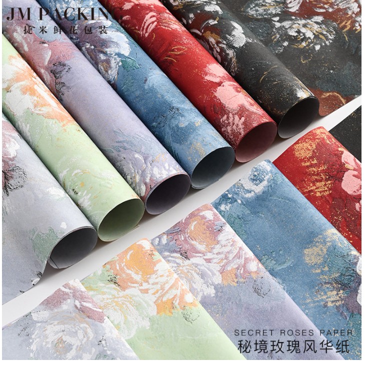 

Flower Wrapping Paper Motif Bunga Premium / Kertas Buket Bunga Kado / Korean Paper Wrap